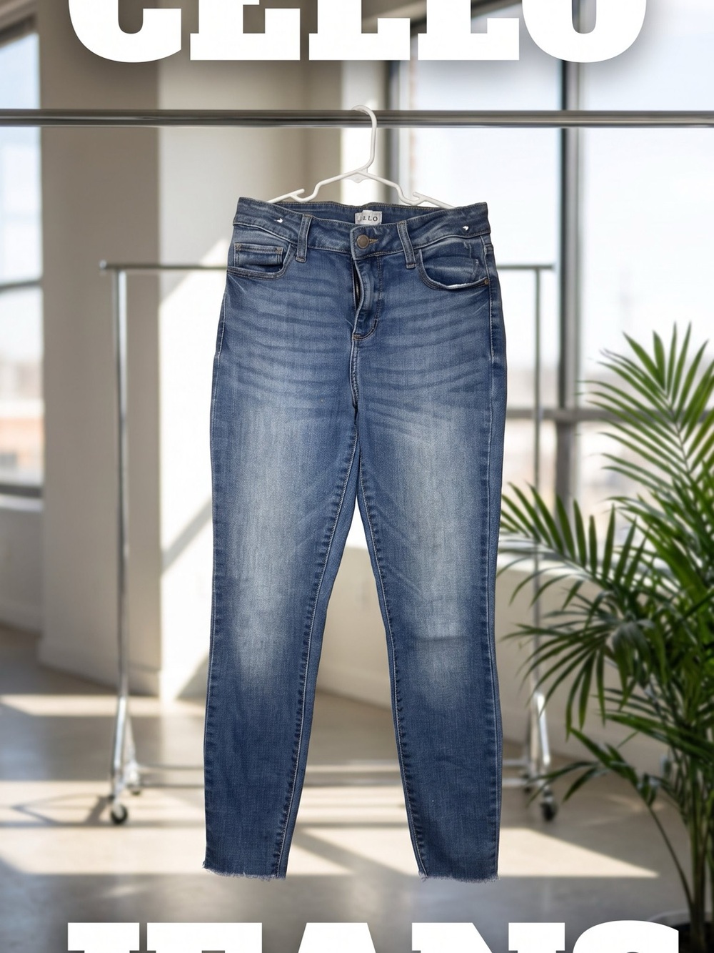 Cello Slim Fit Faded Blue Skinny Jeans